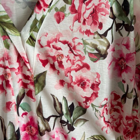 Show Me Your Mumu Floral Print V-Neck Tunic Nightgown - Picture 5 of 9